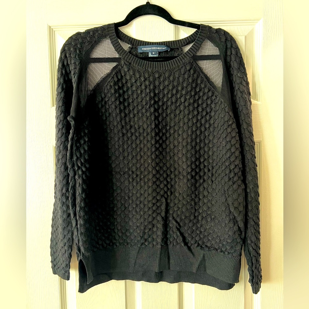 Knit/Mesh Sweater